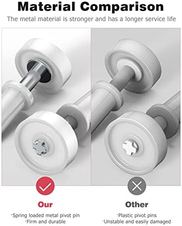 Mellbree Bifold Door Hardware Set 4-Pack with Top Guide Wheel Durable for Repairs