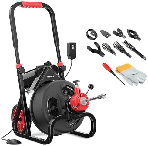 8-Piece Drain Snake Drill Attachment