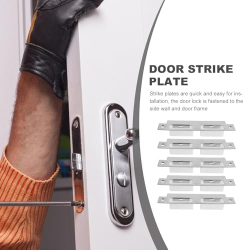 DOITOOL5PCS Door Strike Plate Kit - Premium-Quality Door Reinforcement