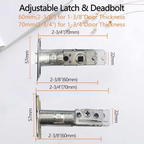 TMC Double Door Handle Set in Venetian Aged Bronze