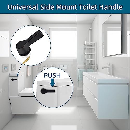 Hygie Rinse Side Mount Toilet Handle Kit - Universal Fit Oil Rubbed Bronze