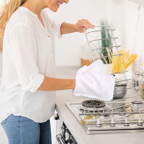 80PCS Microfiber Dusting Gloves for Home Cleaning