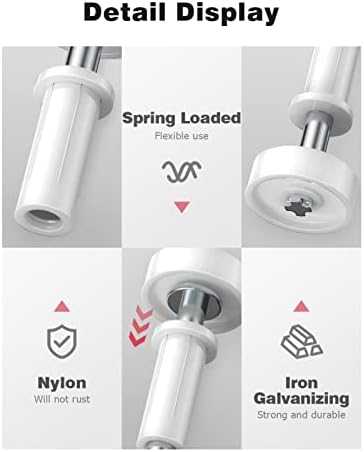 Mellbree Bifold Door Hardware Set 4-Pack with Top Guide Wheel Durable for Repairs