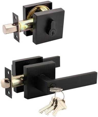Sturdy Entry Door Deadbolt Set for Modern Homes