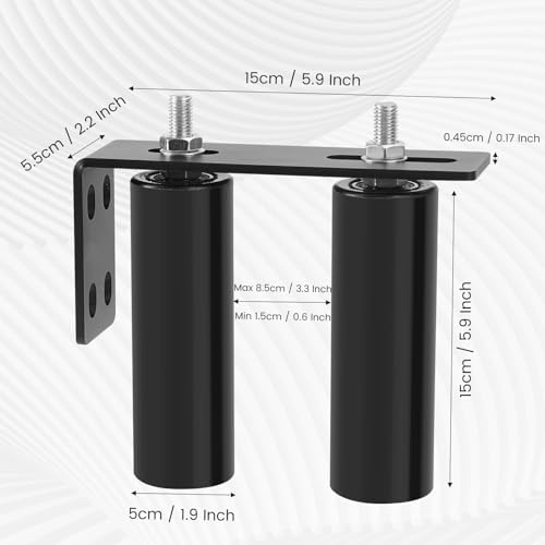Neiteli 6 Universal Adjustable Sliding Gate Roller Kit