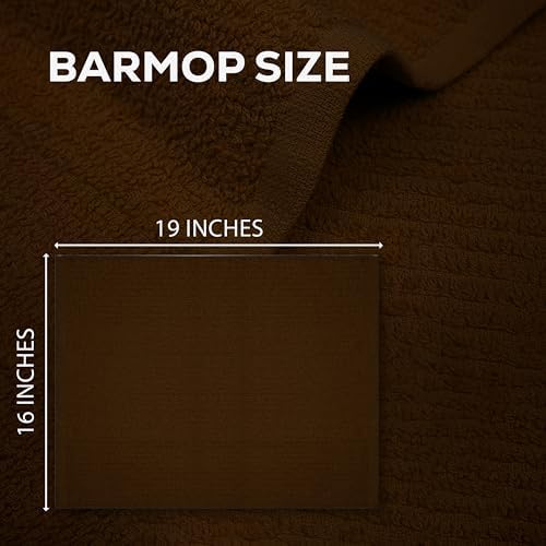 ZUPERIA Bar Mop Towels - 12-Pack 16x19 100 Cotton
