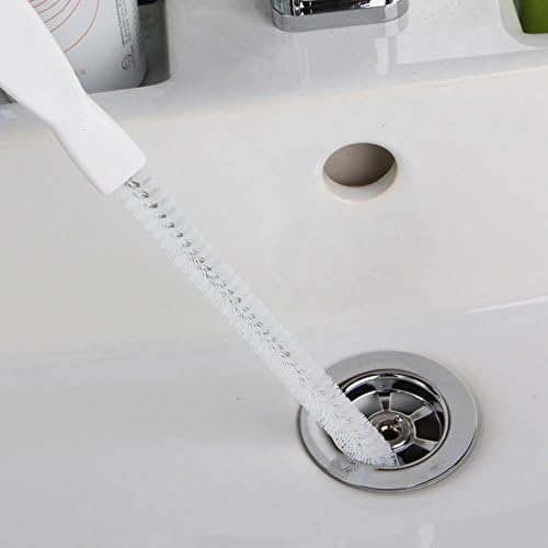 Alink Sink Drain Overflow Cleaning Brush for Hair and Gunk Removal