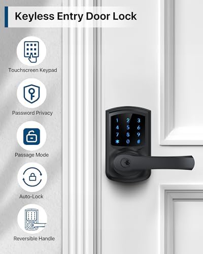 Secure Easy Keypad Door Lock with Anti-Peel Security