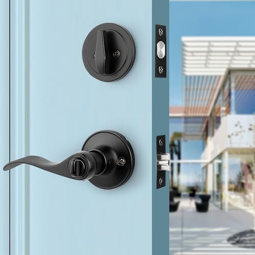Probrico Front Door Entry Handle Set