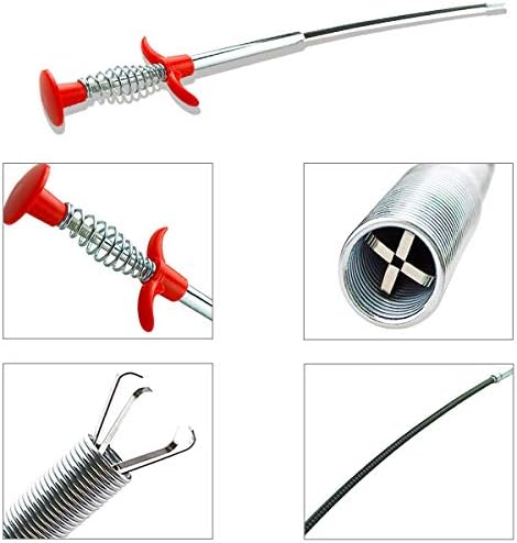TTSAM 24inch Flexible Claw Pickup Tool for Drains and Sinks