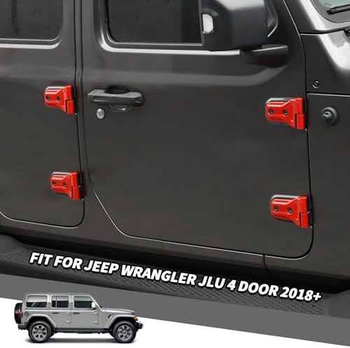 Jimen Fit JL Unlimited 4 Door Hinge Set for Jeep