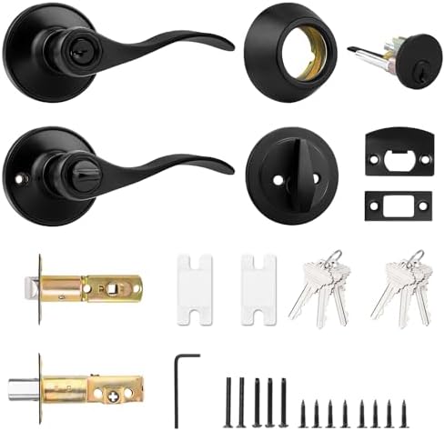 Probrico Front Door Entry Handle Set