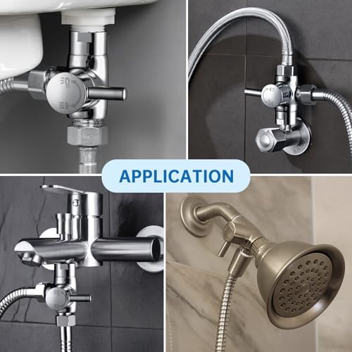 G-Promise Solid Metal Shower Diverter