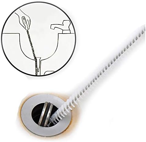 Alink Sink Drain Overflow Cleaning Brush for Hair and Gunk Removal