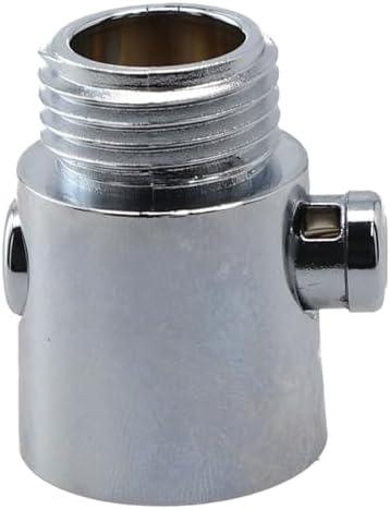 Water Flow Control Valve Brass for Bathroom One-Button Flow Adjustment Water Saving Durable ABS Material