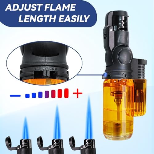 Zoocura 5-Pack Mini Butane Torch Lighter
