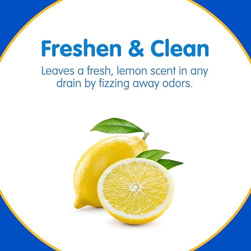 Plink Fizzy Drain Freshener Cleaner 18 Tablets 3 Packs Lemon Scent