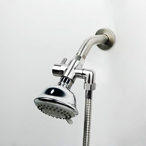 YDmeet - Shower Diverter Valve Brass 3 Ways Gift Set for Handheld and Fixed Heads