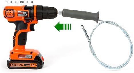 DrainShroom 36-Inch Reusable Sink Snake Flexible Drain Clog Remover Tool for Home Use