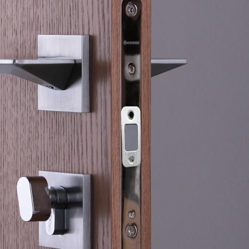 Yolev 2PCS Door Lock Strike Plate with Spacer Shim