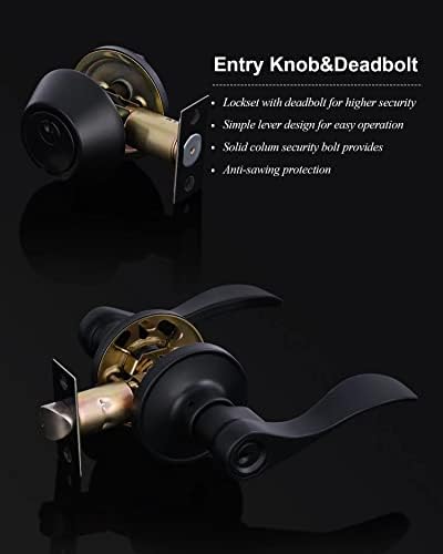 Sturdy Style Entry Door Lockset by Lanwandeng