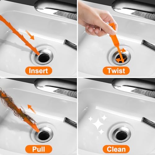 Drain Clog Remover Set for Home Use