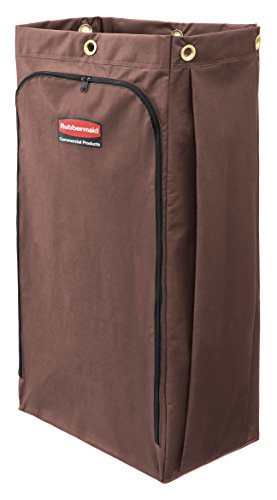 rubbermaid commercial 30-gallon trash bag brown compatibly designed for cleaning carts