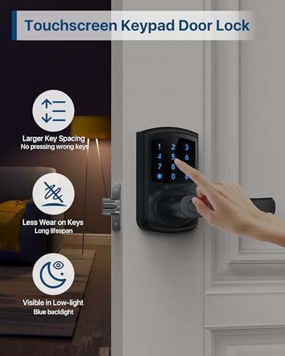 Secure Easy Keypad Door Lock with Anti-Peel Security
