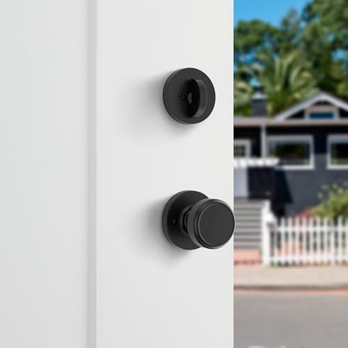 Sleek Secure Front Door Lock Set with SmartKey Protection