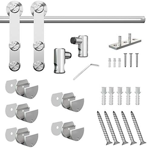 Stainless Steel Barn Door Hardware Kit