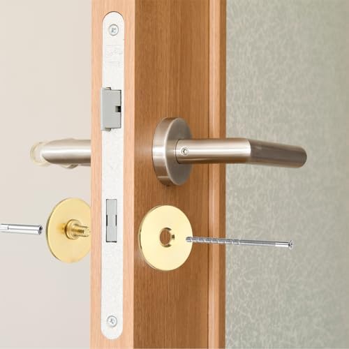 Secure Door Hole Cover Plate for 2 Dia Deadbolt