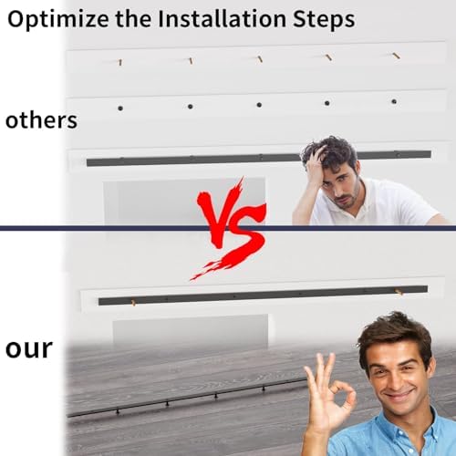 Durable 6ft Barn Door Kit Smooth Sliding System with 350 lbs Load Capacity