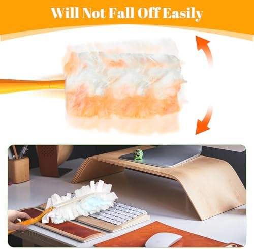 Get a Set of 3 Extendable Duster Handles for Swiffer - Family-Friendly Eco-Friendly Cleaning Tool