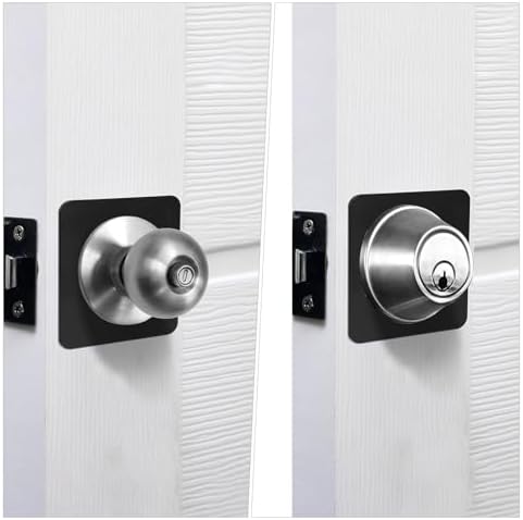 2-Piece Stainless Steel Door Knob Covers for Loose Door Locks