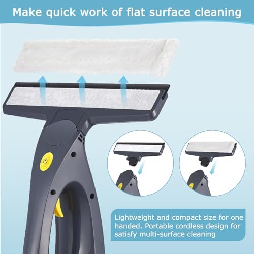 3-in-1 Window Vacuum Cleaner with Spray and Squeegee for Cars Windows and Showers