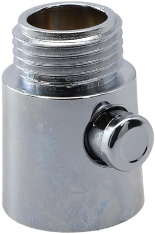 Water Flow Control Valve Brass for Bathroom One-Button Flow Adjustment Water Saving Durable ABS Material