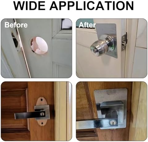 Sturdy Door Lock Repairs Kit 8PCS Adhesive Coverage