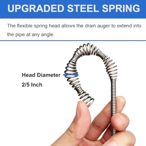Drain Auger Clog Remover Blue