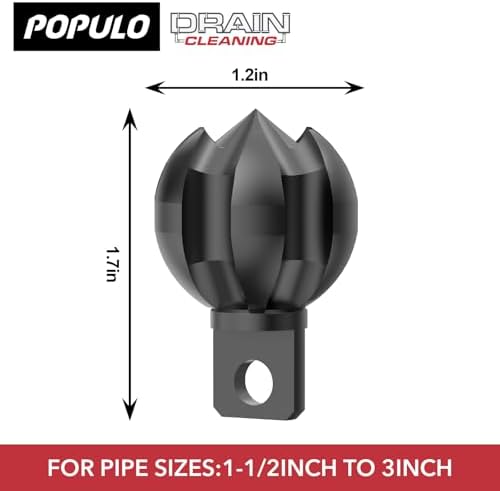 Efficient Drain Snake Attachment
