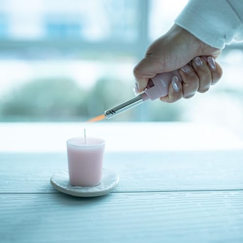 4-Piece Wind-Resistant Candle Lighter Refillable Stylish for Outdoor Use