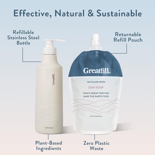 Greatfill Dish Soap Refill 28oz Pack of 2 1
