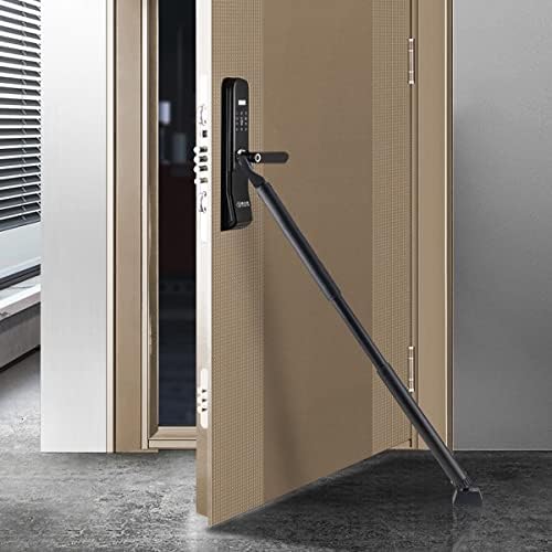 Durable Door Security Bar for Sliding patio Doors - Black
