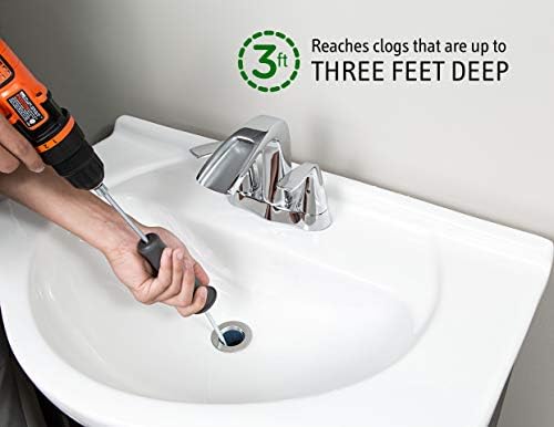 DrainShroom 42-inch Stainless Sink Snake for Bath Snake Drain Clog Remover