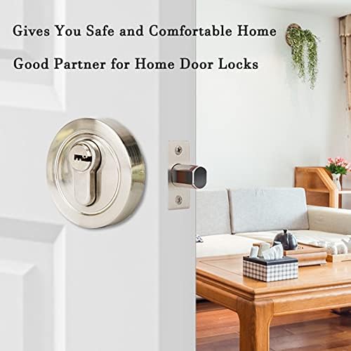 VEEBELL stainless steel deadbolt strike plate set with dustbox