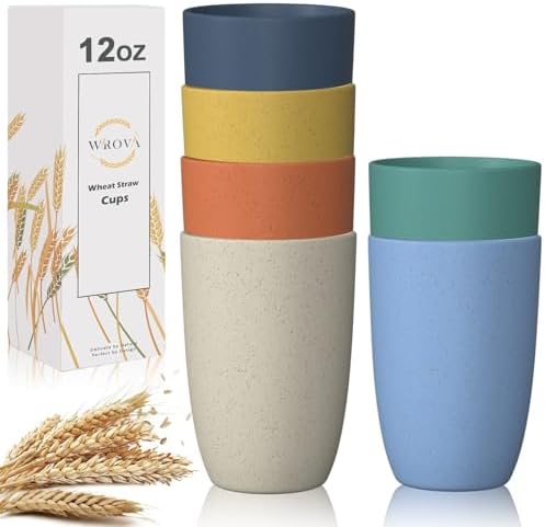 6-Pack Wheat Straw Cups