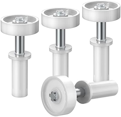 Mellbree Bifold Door Hardware Set 4-Pack with Top Guide Wheel Durable for Repairs