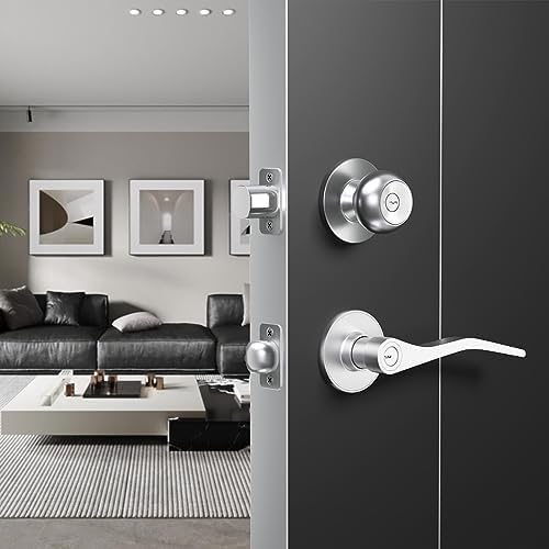 Strike Plate Door Backplate 2 Pack Stainless Steel Deadbolt