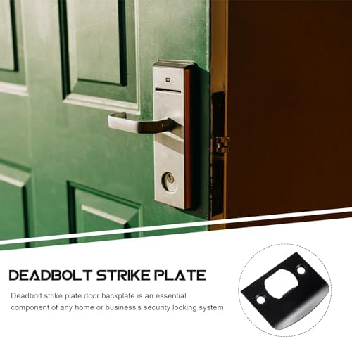 Stainless Steel Deadbolt Strike Plate Kit