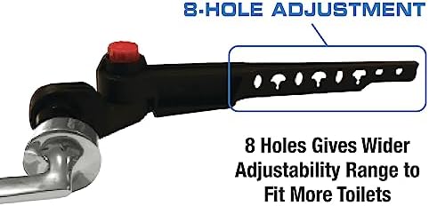 Danco 12046 Replacement Handle with_front AngleSideVertical Mount in Toilet Tank Lever