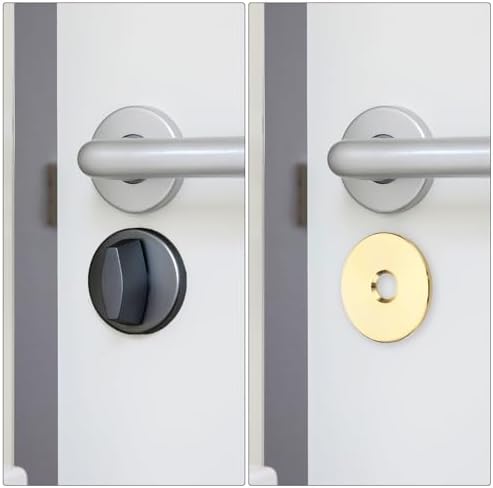 Secure Door Hole Cover Plate for 2 Dia Deadbolt